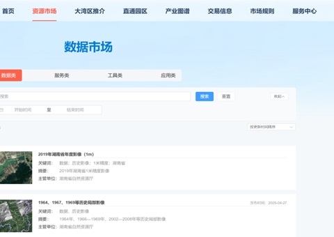 “数据市场”正式开通，，，湖南自然资源全要素市场再添主要拼图